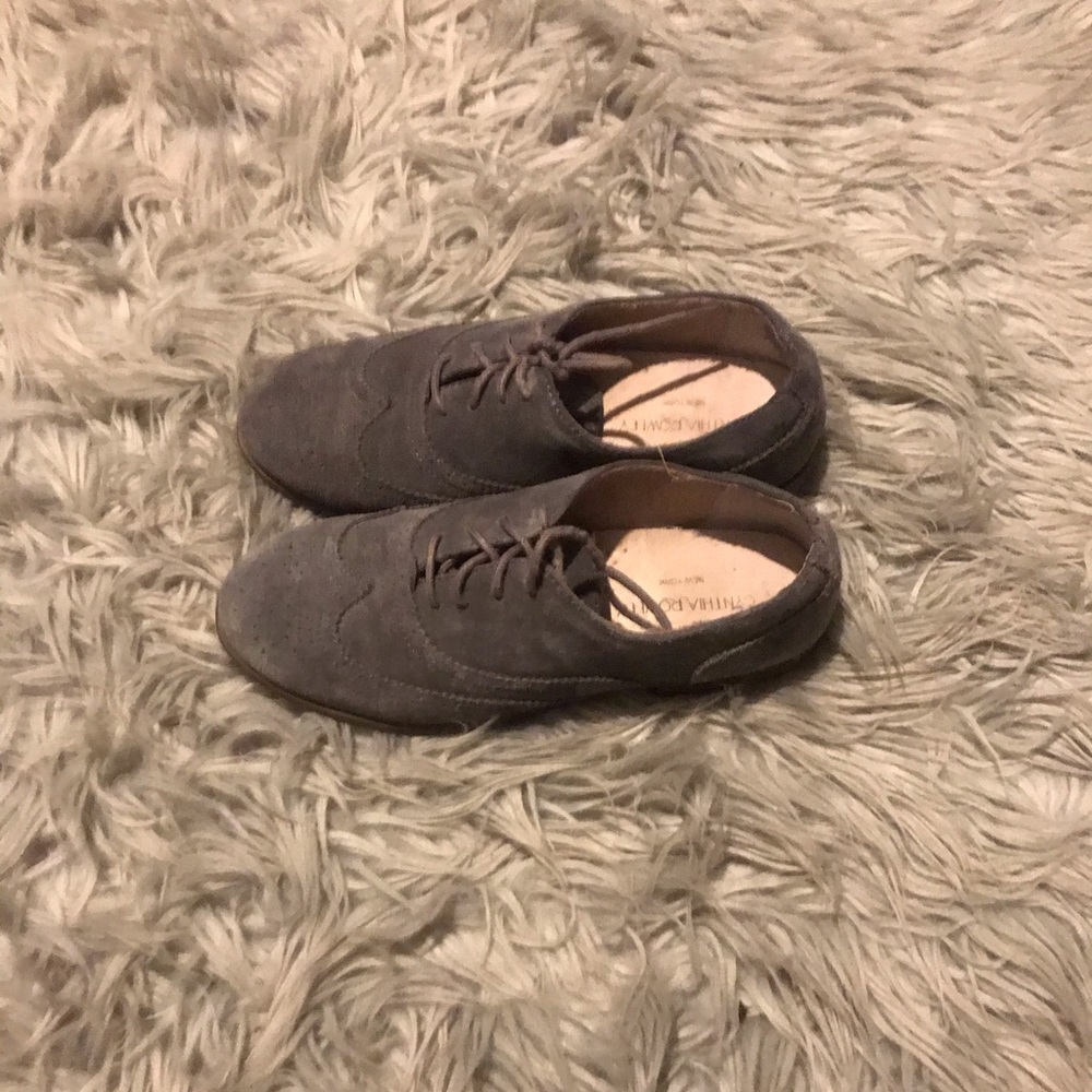 Cynthia Rowley gray Oxford leather shoes - Picture 3 of 7